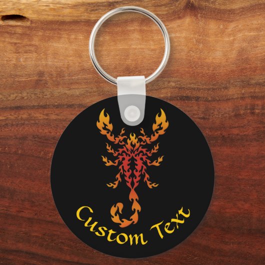 Flames Scorpion Sleutelhanger (Voorkant)