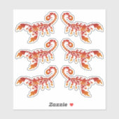 Flames Scorpion Sticker Set (Vel)