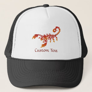 Flames Scorpion Trucker Hat Pet