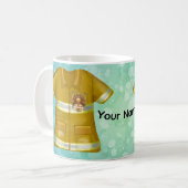 Flames Shield Firefighter Koffiemok (Voorkant links)