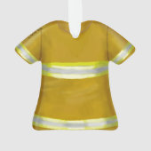 Flames Shield Firefighter ornament (dos)