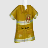 Flames Shield Firefighter ornament (devant)