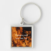 Flames Sleutelhanger (Voorkant)
