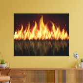FLAMES sur toile (Insitu(Salon))
