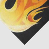 Flames Tissuepapier (Detail)