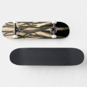 Flames van Tan Skateboard (Horizontaal)