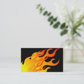 Flames Visitekaartje (Staand voorkant)