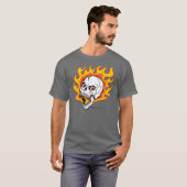 Flamey Skull T-shirt (Voorkant volledig)
