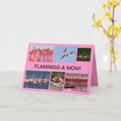 Flamigo une carte de jour de mères de maman (Fleur jaune)