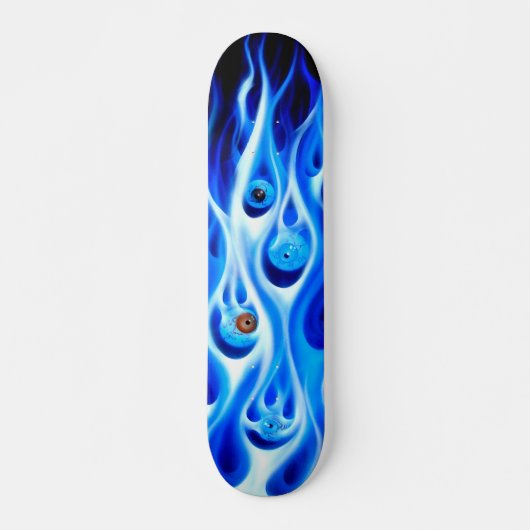 Flamin Eyeball Schaats Deck Skateboard (Voorkant)