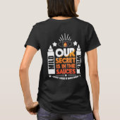 Flamin 'Secret Sauce Hot Head T-shirt (Achterkant)