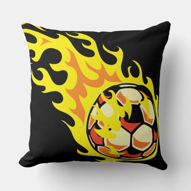 Flamin-Voetbal Kussen (Voorkant)