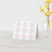 Flamin' Voetbal notecard Kaart (Gele Bloem)