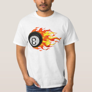 Flaming 8 Ball T-shirt