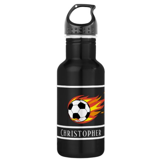 Flaming Ball Waterfles (Voorkant)