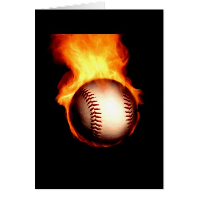 Flaming Baseball (Voorkant)