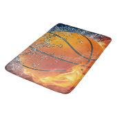 Flaming basketbal badmat (Gekanteld)