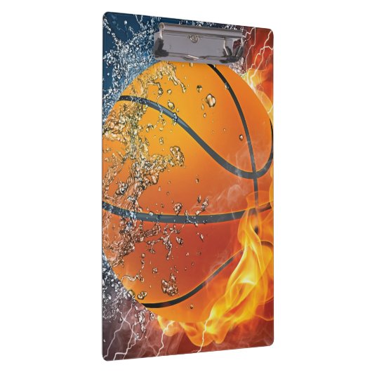 Flaming basketbal klembord (Rechts)