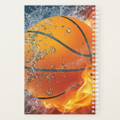 Flaming basketbal planner (Achterkant)