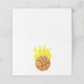 Flaming Basketball (Buitenkant ongevouwen)