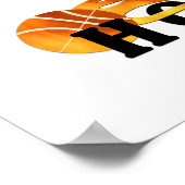 Flaming Basketball Hoops Poster (Hoek)