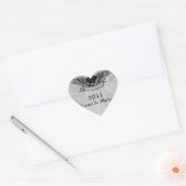 Flaming Biker Envelope Seals Hart Sticker (Envelop)