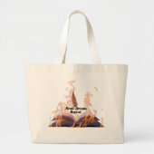 Flaming Book Jumbo Tote Bag - Read Dream Repeat  (Devant)