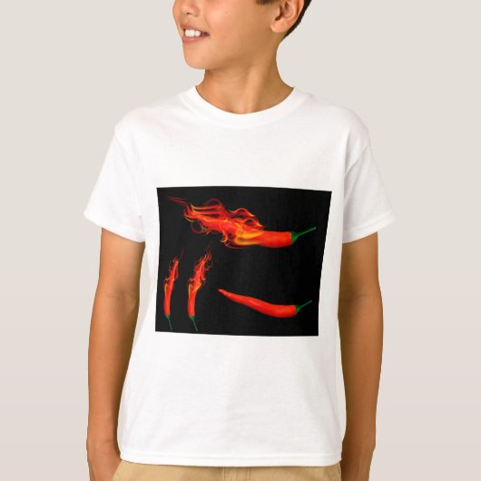 Flaming Chili Peppers T-shirt (Voorkant)
