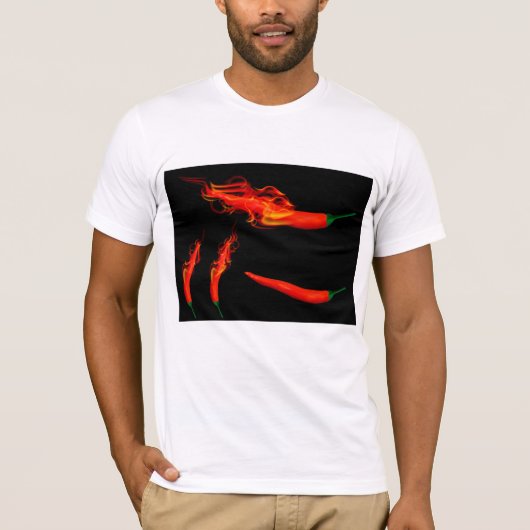Flaming Chili Peppers T-shirt (Voorkant)