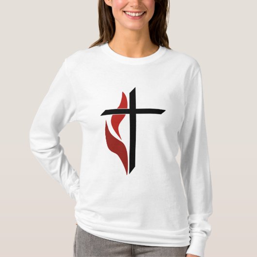 Flaming Cross T-shirt (Voorkant)