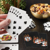 Flaming Dice Pokerkaarten (Insitu)