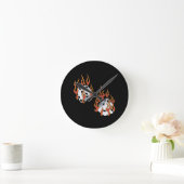 Flaming Dice Ronde Klok (Huis)