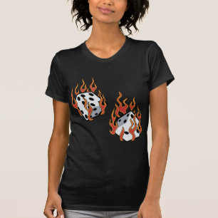 Flaming Dice T-shirt