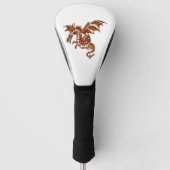 Flaming Dragon Golfheadcover (Voorkant)