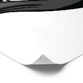 Flaming Eight Ball Poster (Hoek)