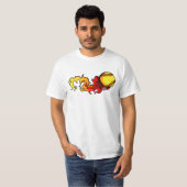 Flaming Fastpitch Softball T-Shirt (Voorkant volledig)