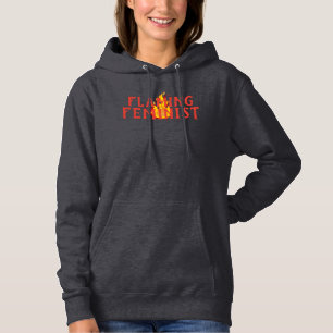 Flaming Feminist RBG Feminisme Flames 20 Hoodie
