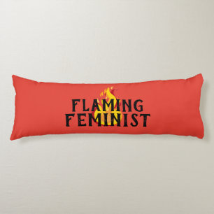 Flaming Feminist RBG Feminisme Flames 20 Lichaamskussen