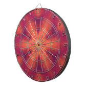 Flaming Fiery Phoenix Burning Snowflake Dartbord (Voorkant Rechts)