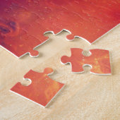 Flaming Fiery Phoenix Burning Snowflake Legpuzzel (Zijkant)