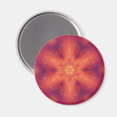 Flaming Fiery Phoenix Burning Snowflake Magneet (Voorkant / Achterkant)