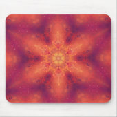 Flaming Fiery Phoenix Burning Snowflake Muismat (Voorkant)