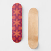 Flaming Fiery Phoenix Burning Snowflake Skateboard (Voorkant)