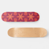 Flaming Fiery Phoenix Burning Snowflake Skateboard (Horizontaal)