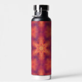 Flaming Fiery Phoenix Burning Snowflake Waterfles (Rechts)