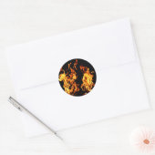 Flaming Fire Burning Sticker Gifts (Envelop)
