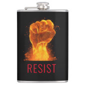 Flaming Fist Resist  Heupfles (Voorkant)