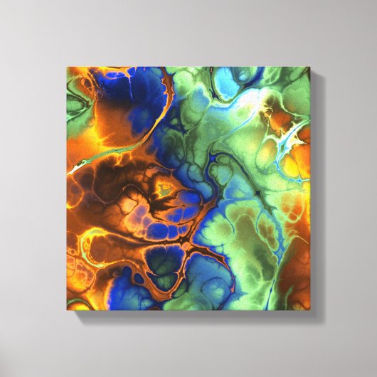 Flaming Fractal Canvas Afdruk (Voorkant)