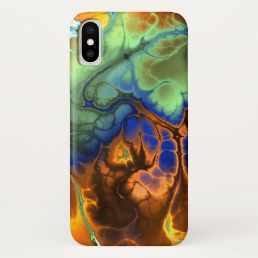 Flaming Fractal Case-Mate iPhone Case (Achterkant)