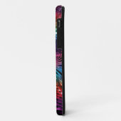 Flaming Fractal Music Treble Clef Hoesje voor iPho (Achterkant/links)